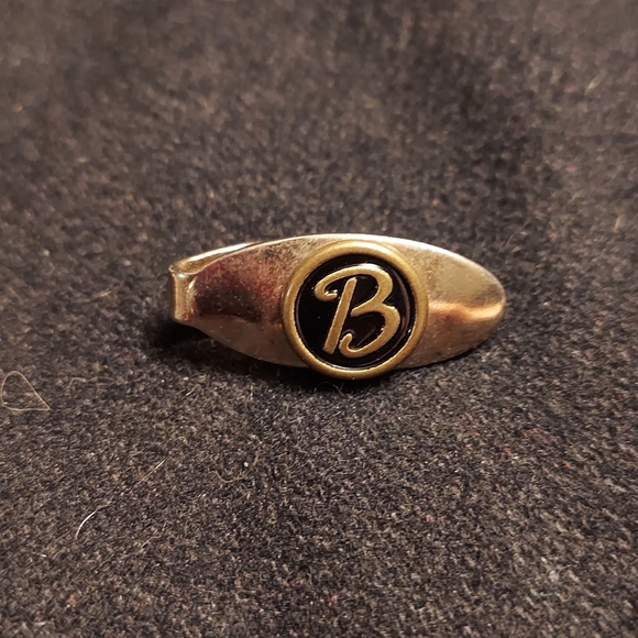 🩶 Vintage Letter B Gold Tie Clip - Picture 9 of 9